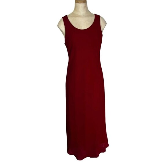50% off! Studio 1 dress outfit women's 10 P red lightweight semi sheer jacket dr - Picture 1 of 13